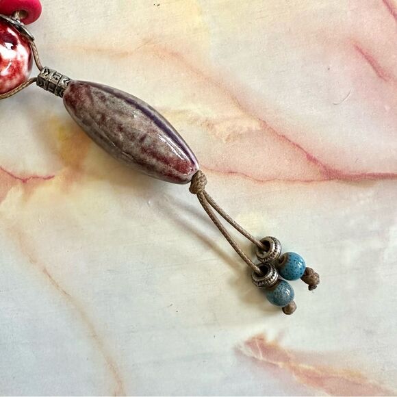 Colorful beaded necklace - Picture 5 of 13